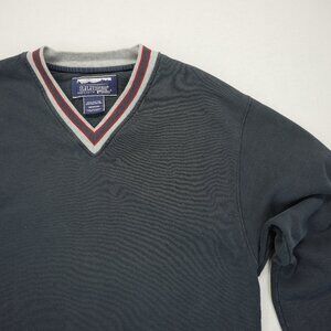 Vintage LL Bean Sweatshirt Mens M Blue Navy Russell Athletic USA Made 90s Patina